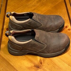 Carolina Lytning Women's Lightweight ESD Comp Toe Leather Slip On LT251 Sz 10W